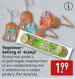 ALDI Vogelvoer ketting of klokje aanbieding