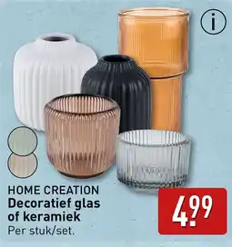 ALDI Home creation Decoratief glas of keramiek aanbieding