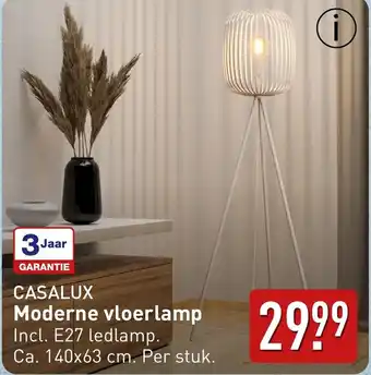 ALDI Casalux Moderne vloerlamp aanbieding