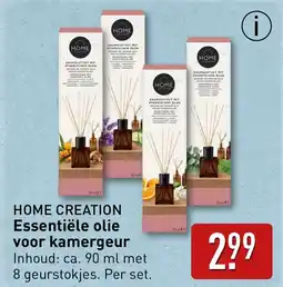 ALDI Home creation essentiële olie voor kamergeur aanbieding