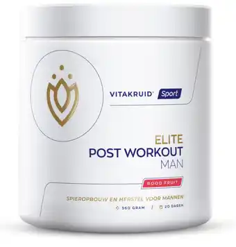 De Online Drogist Vitakruid Elite Post Workout Man aanbieding