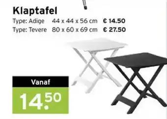 Heuts Klaptafel adige of tevere aanbieding