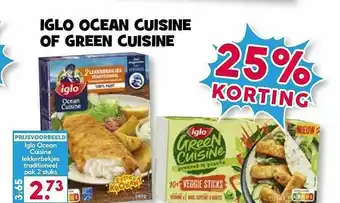 Boon`s Markt Iglo Ocean Cuisine Of Green Cuisine 25% Korting aanbieding