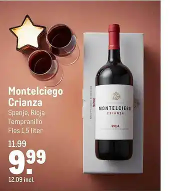 Makro Montelciego Crianza Tempranillo Spanje, Rioja aanbieding