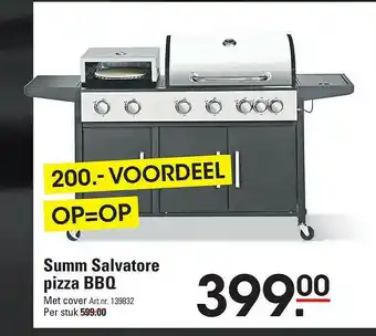 De Kweker Summ Salvatore Pizza BBQ Met Cover aanbieding