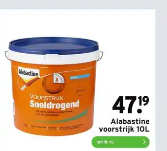 GAMMA Alabastine voorstrijk 10 liter aanbieding