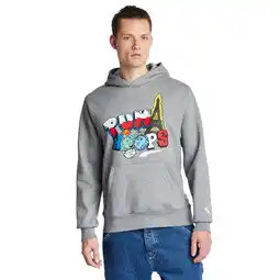 Foot Locker Puma Classics Heren Hoodies - Grijs - Maat: XS - Katoen Fleece - Foot Locker aanbieding