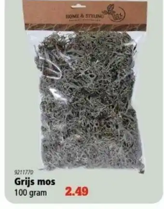 Marskramer Grijs Mos 100 Gram aanbieding