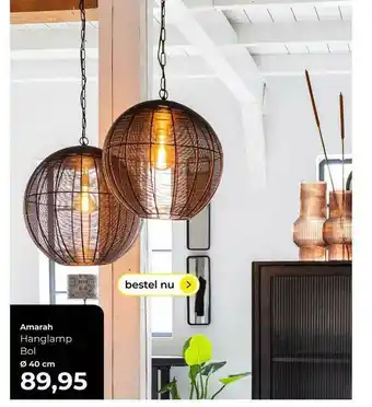 Lampidee Amarah Hanglamp Bol aanbieding