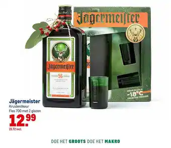 Makro Jägermeister Kruidenlikeur aanbieding