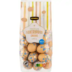 Jumbo Jumbo Paaseitjes Melk met Suikerbroodsmaak Vulling 200 g aanbieding