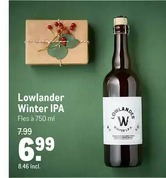 Makro Lowlander Winter IPA aanbieding