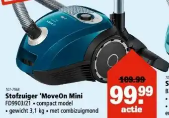 Marskramer Stofzuiger 'MoveOn Mini FD9903-21 aanbieding