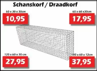 iTEK Schanskorf - Draadkorf aanbieding