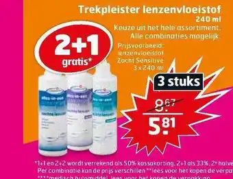 Trekpleister Trekpleister lenzenvloeistof 240 ml aanbieding