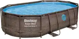 Bol.com Bestway Power Steel Vista zwembad 488x305x107 cm aanbieding