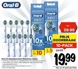 Vomar Voordeelmarkt Oral-B Opzetborstels Precision Clean aanbieding