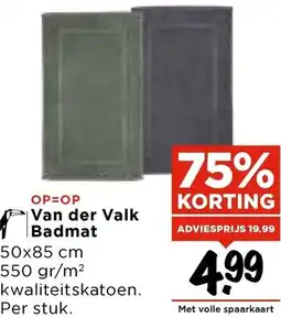 Vomar Voordeelmarkt Van der Valk Badmat aanbieding