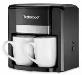 Bol.com Techwood - TCA206 - Duo Koffiezetter - incl. twee porseleinen kopjes aanbieding