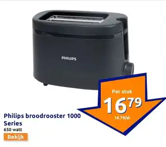 Action Philips broodrooster 1000 Series aanbieding