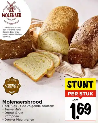 Vomar Voordeelmarkt Molenaersbrood aanbieding