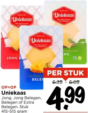 Vomar Voordeelmarkt Uniekaas aanbieding