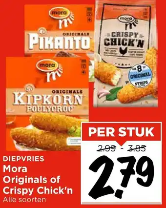 Vomar Voordeelmarkt Mora Originals of Crispy Chick'n aanbieding