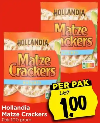 Vomar Voordeelmarkt Hollandia Matze Crackers aanbieding