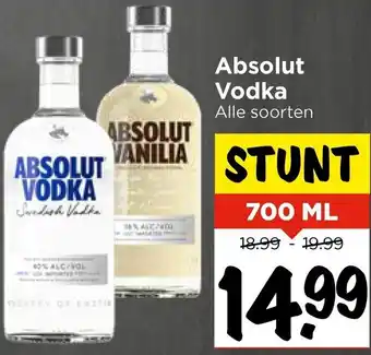 Vomar Voordeelmarkt Absolut Vodka aanbieding