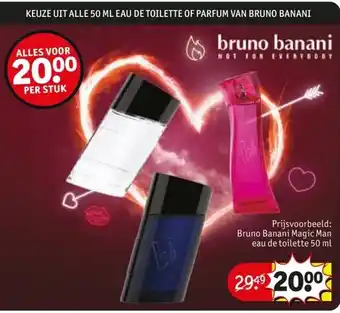 Kruidvat Bruno Banani aanbieding