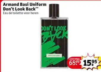 Kruidvat Armand Basi Uniform Don't Look Back aanbieding