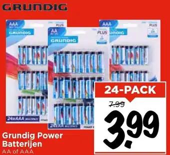 Vomar Voordeelmarkt Grundig Power Batterijen aanbieding