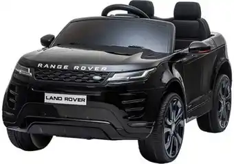 Bol.com Range Rover Evoque elektrische kinderauto Accu Auto met Bluetooth en afstandsbediening (Zwart) aanbieding