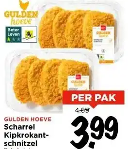 Vomar Voordeelmarkt Scharrel Kipkrokant- schnitzel aanbieding