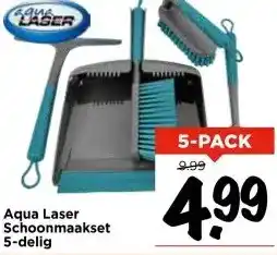 Vomar Voordeelmarkt Aqua Laser Schoonmaakset 5-delig aanbieding