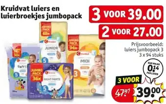 Kruidvat Luierbroekjes jumbopack aanbieding