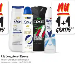 Jumbo Alle Dove, Axe of Rexona aanbieding