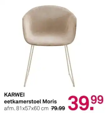 Karwei Karwei eetkamerstoel Moris aanbieding