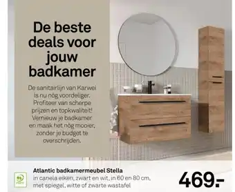 Karwei Atlantic badkamermeubel Stella aanbieding