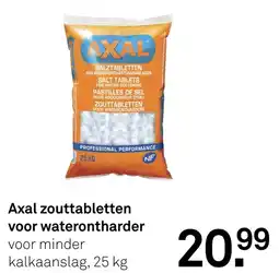 Karwei Axal zouttabletten voor waterontharder aanbieding