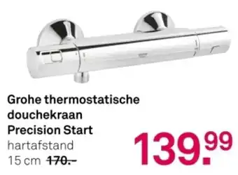 Karwei Grohe thermostatische douchekraan Precision Start aanbieding