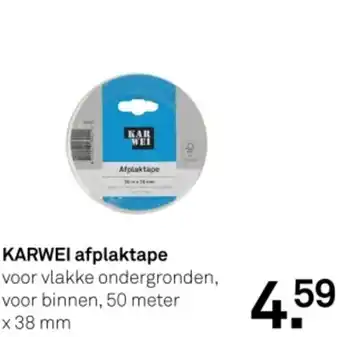 Karwei KARWEI afplaktape aanbieding