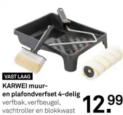 Karwei KARWEI muur en plafondverfset 4-delig aanbieding