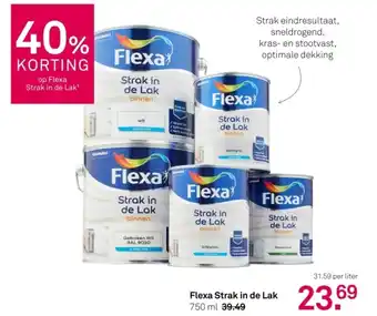 Karwei Flexa Strak in de Lak 750 ml aanbieding