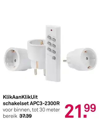 Karwei KlikAanKlikUit schakelset APC3-2300R aanbieding