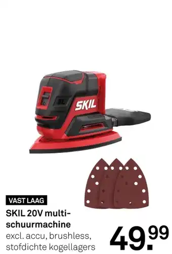 Karwei SKIL 20V multi schuurmachine aanbieding