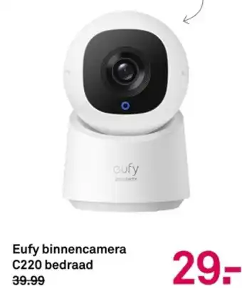 Karwei Eufy binnencamera C220 bedraad aanbieding