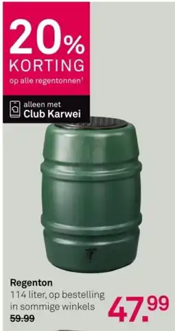 Karwei Regenton aanbieding