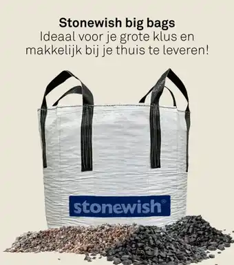 Karwei Stonewish big bags aanbieding