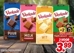 Dekamarkt Verkade chocoladereep aanbieding